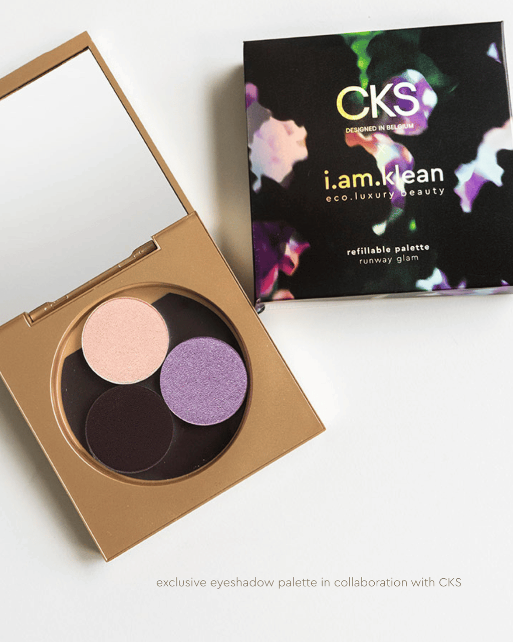 CKS x i.am.klean Refillable palette Runway Glam