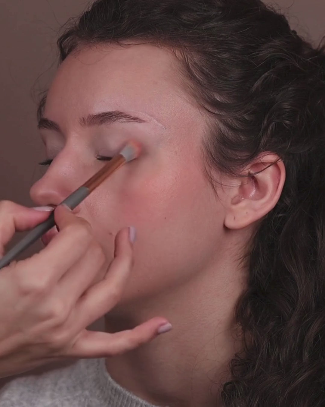 use the blending brush