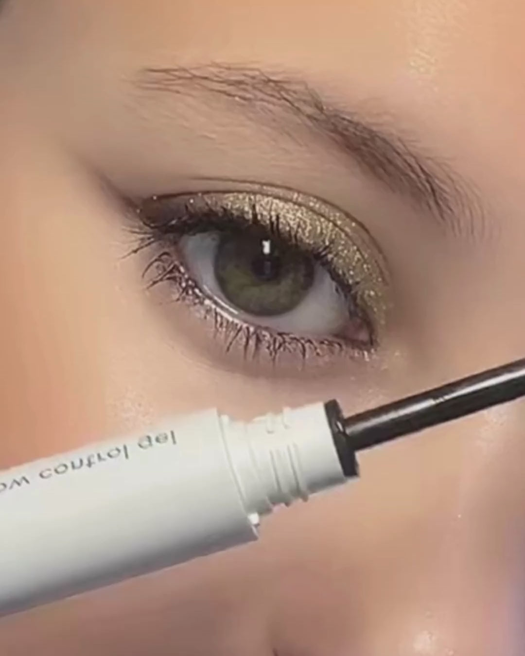how to apply the brow control gel 