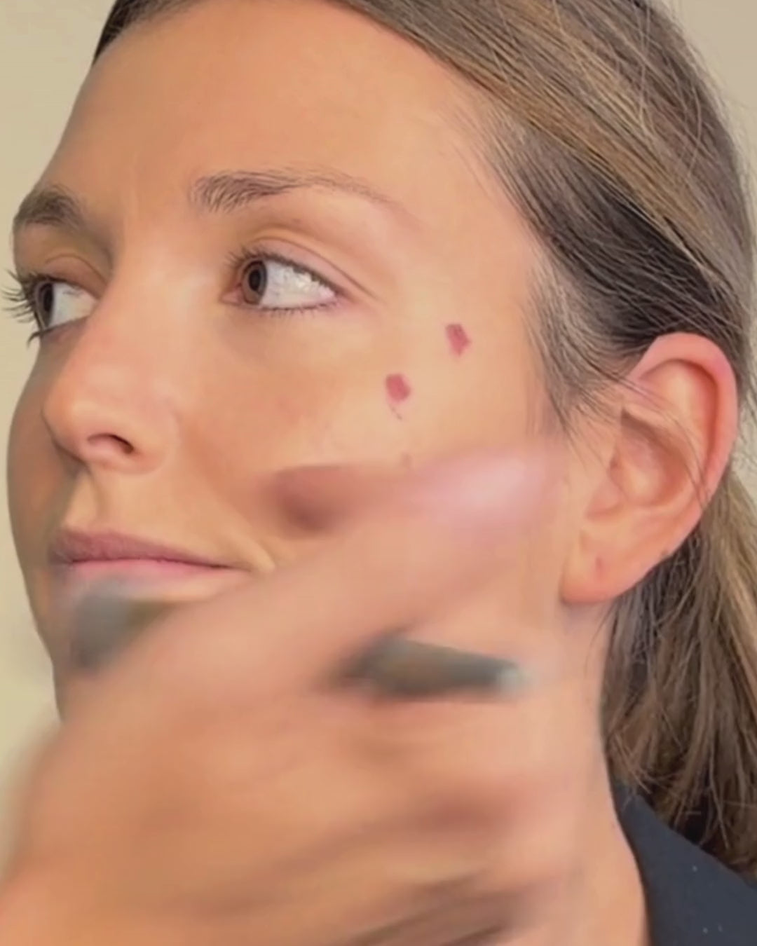 how to use the small stippling brush